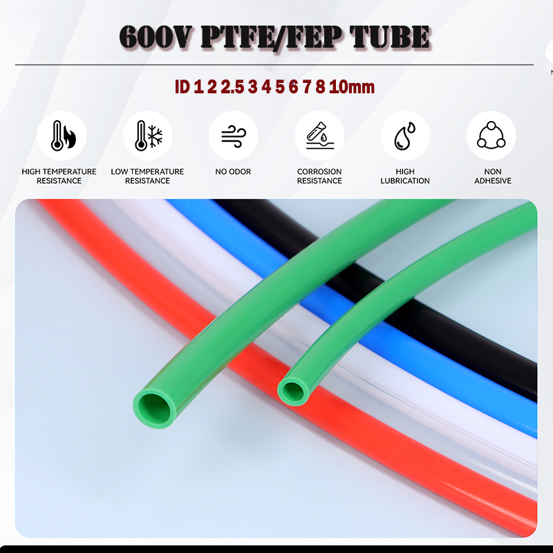 Ptfe Tape Thread - أنبوب PTFE/FEP بجهد 600 فولت، قطر
