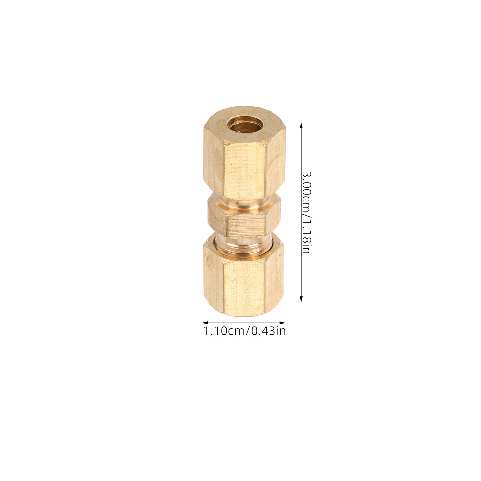 10 قطع من وصلات ضغط خطوط الفرا - مراجعة Compression Fitting Brass وسعره
