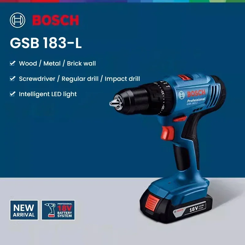 مثقاب بوسش GSB183-LI 18 فولت ل - مراجعة Bosch Drill Gsb 18V وسعره
